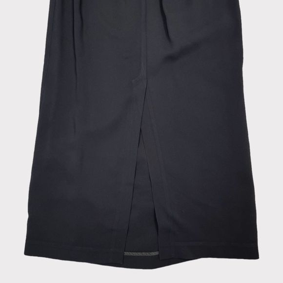 CO Essentials Black Pull-On Midi Pencil Skirt Women's Size Small - Picture 10 of 12